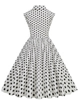 Women Polka Dot Retro 50S Dress