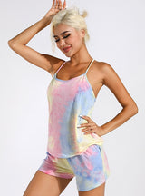 Color Tie-dyed Modal Cotton Pajamas