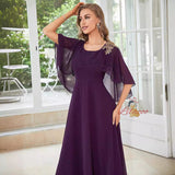 Loose Slim Chiffon Evening Dress