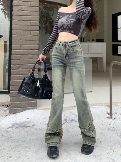 Retro High Waist Pant Jeans