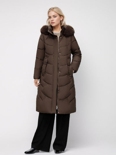 Medium and Long Cotton-padded Thick Loose Coat