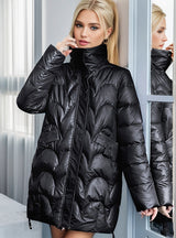 Long Loose Cotton-padded Jacket