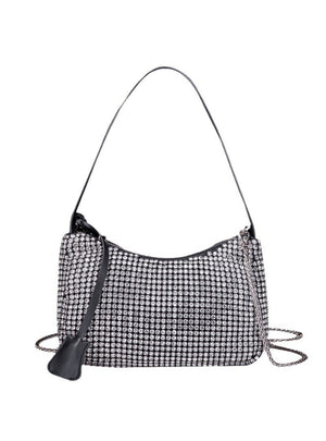 Fashion Chain Full Diamond Handbag