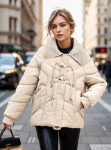 Short Loose Casual Cotton-padded Down Jacket