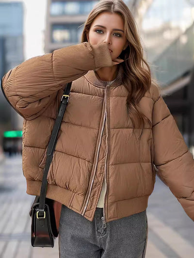 Loose Baseball Uniform Cotton-padded Jacket Coat