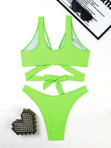 Solid Color Ring Pit Bikini