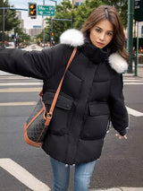 Loose Slim and Thick Short Cotton-padded Jacket