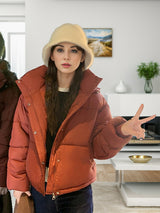 Loose Cotton-padded Short Down Jacket