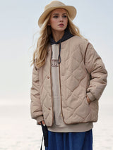 Round Neck Short Cotton-padded Jacket