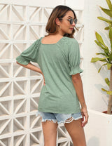 Loose Casual Short Sleeve Casual T-shirt