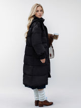 Medium-long Large Pocket Padded Loose Coat