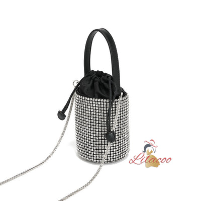 Fashion Chain Diamond Bucket Bag