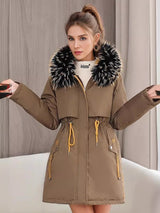 Medium-and-long Length Down Jacket Coat