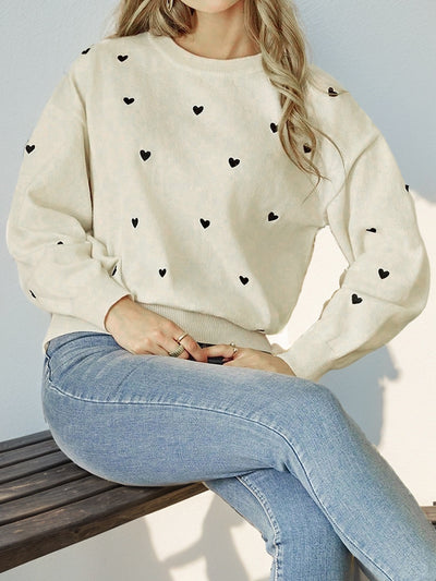 Round Neck Long Sleeve Sweater