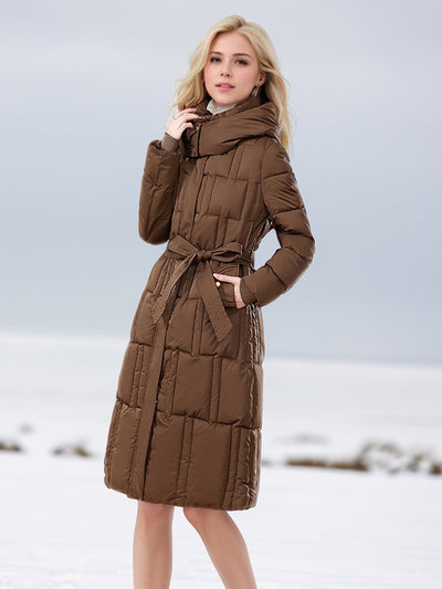 Long Hooded Loose Padded Cotton-padded Jacket Coat