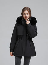 Large Fur Loose Thick Cotton-padded Down Jacket