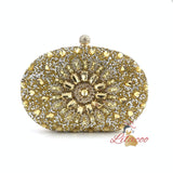 Rhinestone Egg-shaped Rhinestone Dinner Bag