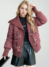 Slim Casual Lapel Short Cotton-padded Jacket Coat