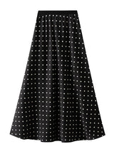 Vintage Litter Acetic Acid Polka-dot Skirt