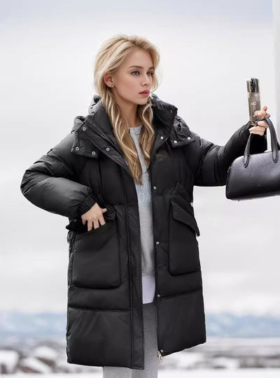 Winter Long Thick Cotton-padded Jacket