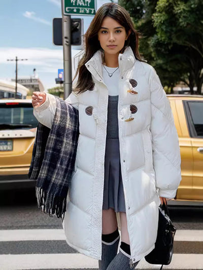 Loose Long Cotton-padded Jacket Coat