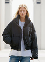 Collar Loose Thickened Cotton-padded Jacket