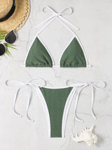 Women Triangular Split Bikini