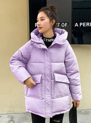 Winter Pocket Cotton-padded Jacket