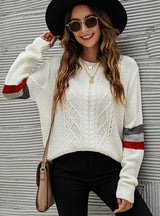 Loose Pullover Loose Round Neck Long Sleeve Sweater