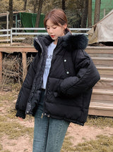 Casual Loose Warm Short Cotton-padded Jacket