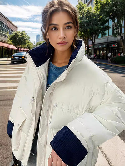 Loose Thin Padded Cotton-padded Jacket