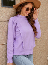 Women Leisure Round Neck Sweater