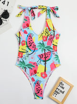 Sexy Floral One-piece Swimsuit