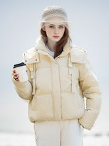 Loose Hooded Padded Cotton-padded Jacket Coat