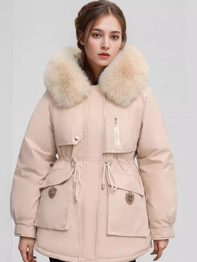 Slim Padded Cotton-padded Jacket Coat