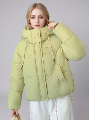 Warm Hooded Padded Cotton-padded Jacket Coat