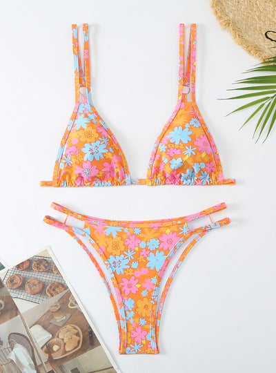 Sexy Print Two Piece Bikini