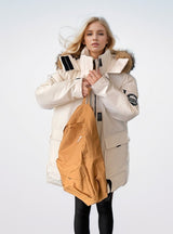 Loose Padded Hooded Cotton-padded Jacket Coat