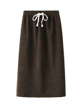 Women Corduroy Long Skirt