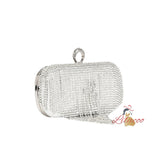 Chain Diamond-encrusted One-shoulder Bag