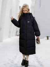 Loose Knee-length Thick Cotton-padded Jacket