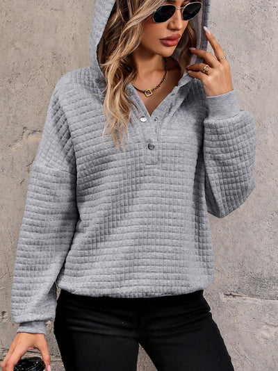 Long Sleeve Casual Hoded Pullover