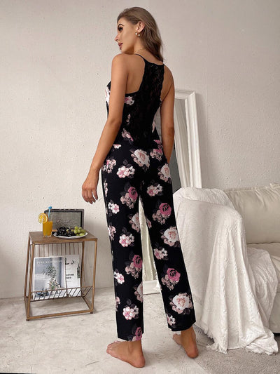 Women's Sling Top Trousers Pajamas Suit