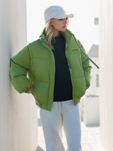 Short Thick Cotton-padded Jacket