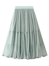 Women Tulle Slim Skirt