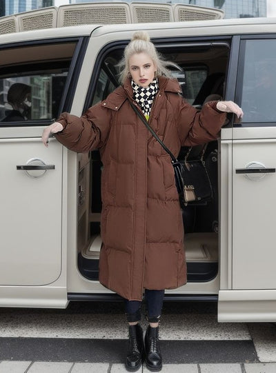 Thickened Long Loose Cotton-padded Coat