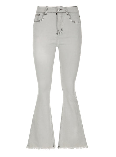 Grey Star Printed Casual Jeans Pants