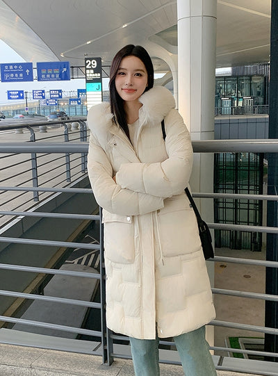 Medium and Long Thick Cotton-padded Jacket Coat