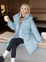 Medium and Long Knee-length Cotton-padded Jacket