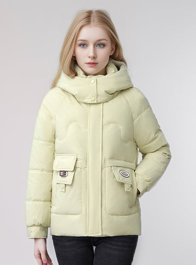 Loose Padded Pocket Cotton-padded Jacket